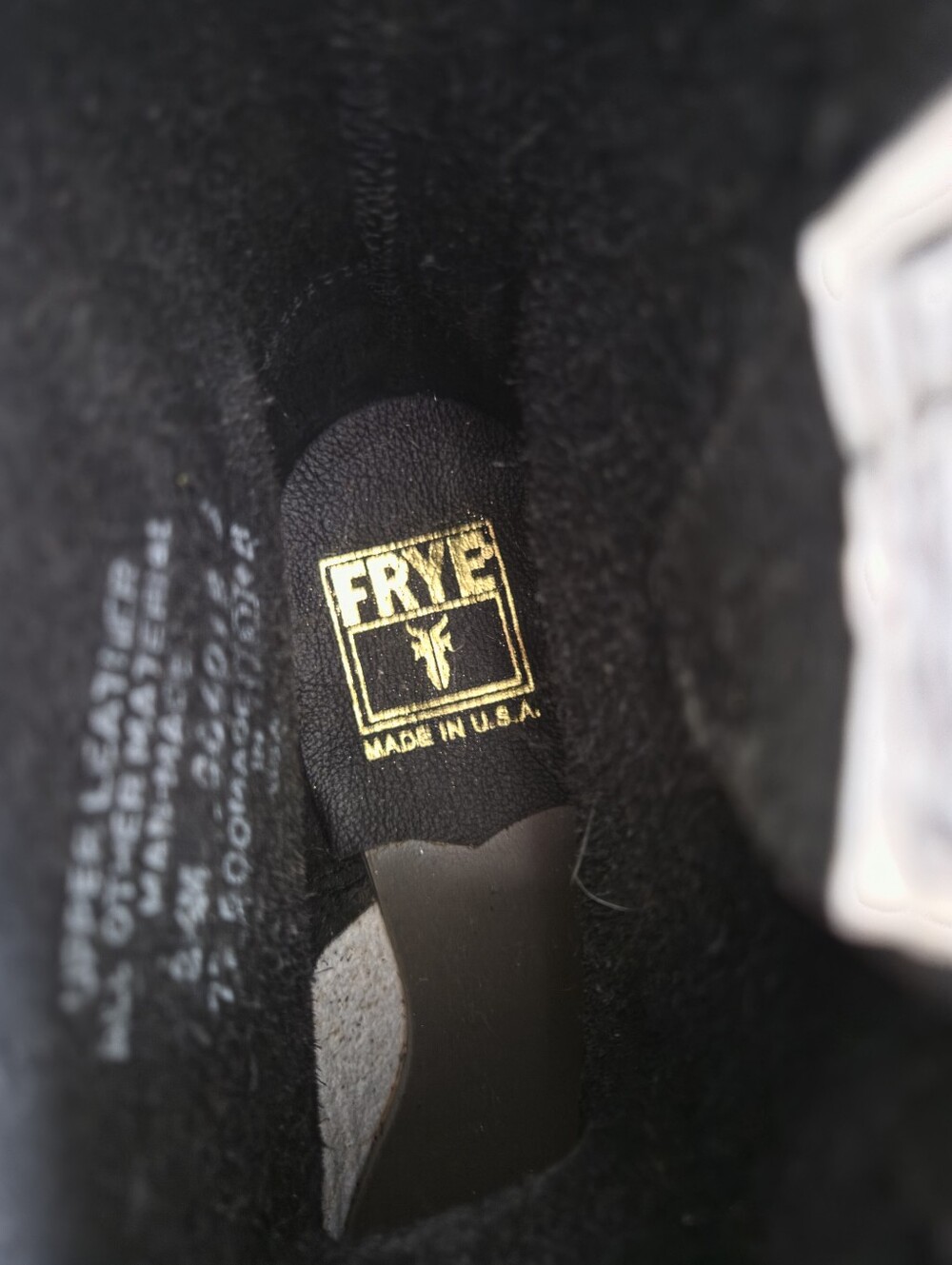 Frye Engineer 8R Boots Black Oiled Leather 77500 Size 8.5 NEW - Picture 11 of 12